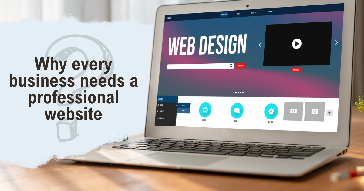 business needs a professional website